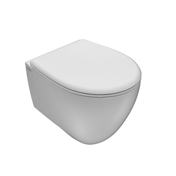 Water Bowl+ sospeso salvaspazio cm. 50x38 bianco di Ceramica Globo