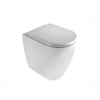 WC Azzurra Comoda 50cm Filomuro Senza Brida Profondità Ridotta 50x36 bianco