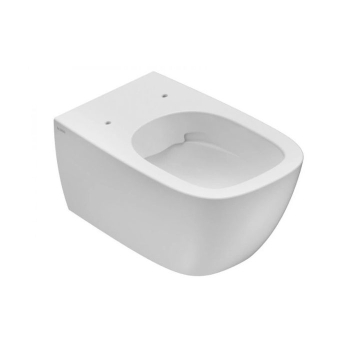 Wc Sospeso Genesis Globo 55x36 cm Senza Brida Bianco Opaco