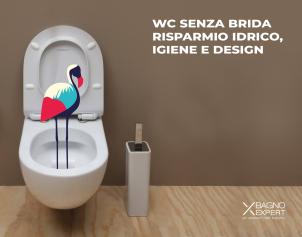 Wc senza brida: Risparmio idrico, igiene e design